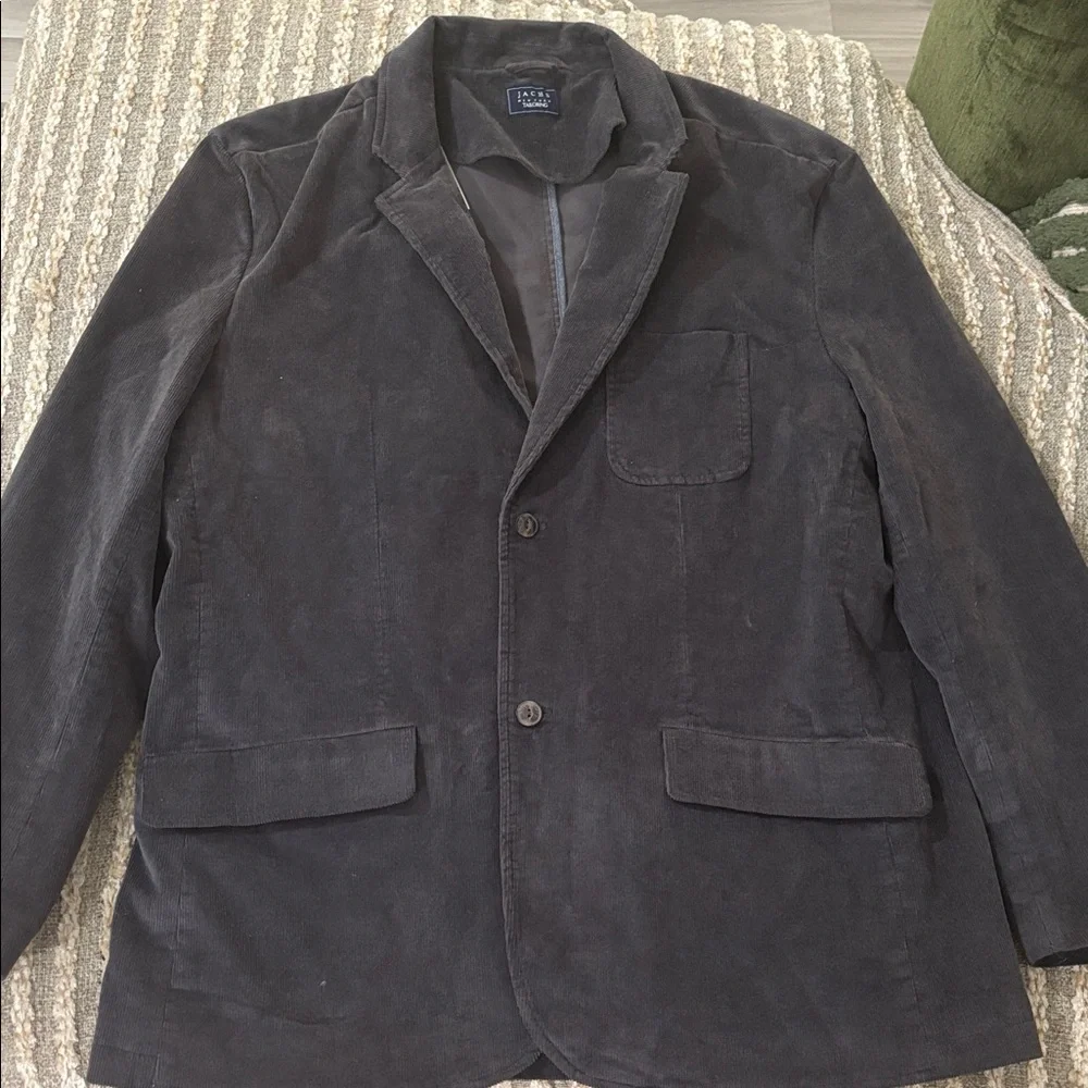 Jachs New York Gray Corduroy 2‎ Button Sport Jacket Men's Size XXL NWT